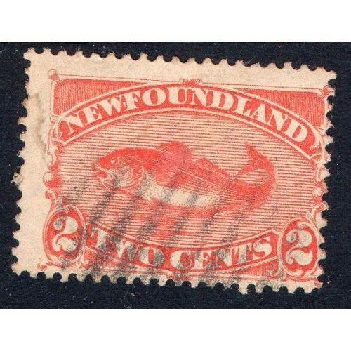 Newfoundland Sg51 2c orange-vermillion fine used (CB)