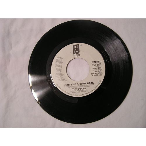 The O' Jays Promo 45-HURRY UP & COME BACK STEREO