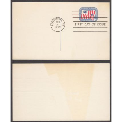 USA 1965 Postal Card. Scott #UX52. Unused