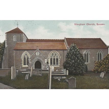 Slaugham Church Sussex Postcard (SX77657)