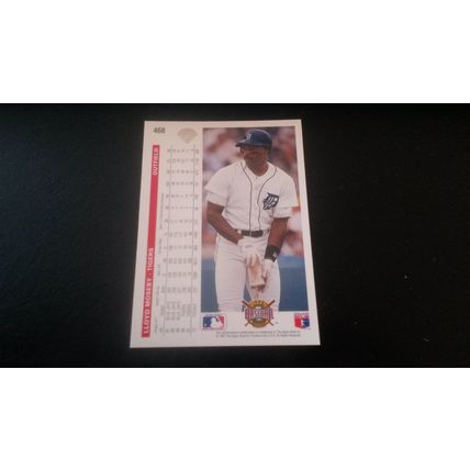1992 Upper Deck Card # 468 Lloyd Moseby Excellent-Mint (6) Detroit Tigers