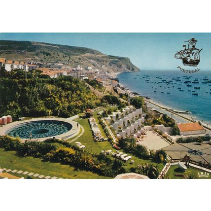 Sesimbra Hotel do Mar Portugal Postcard posted 1975 VGC