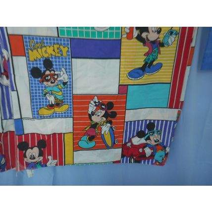 Bedding set Disney Micky Mouse 2 piece Flannel Flat 69x98 & Fitted 42x 77 x 8