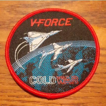 Unused Military Aircraft Cloth Badge Patch - V Force Cold War