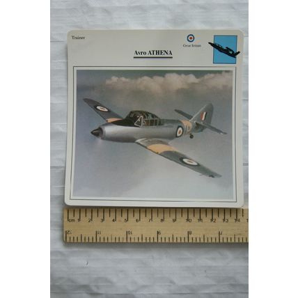 Avro Athena - GB - Trainer - Collectors Club Card