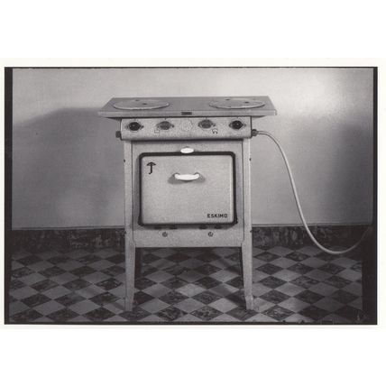 Switzerland Antique Kitchen Gas Cooker Eskimo Appliance Photo Postcard