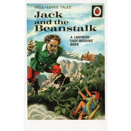 Jack & The Beanstalk Giant Ladybird First Edition Book Postcard