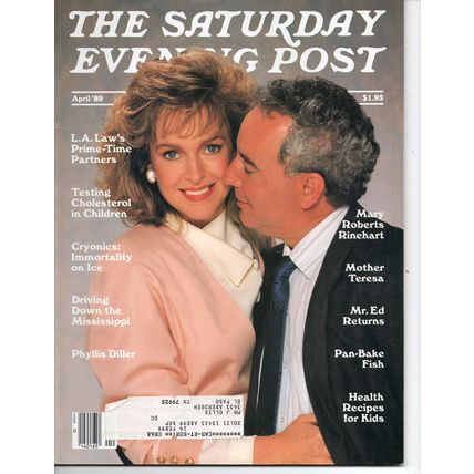 Saturday Evening Post April 1989 L A Law's Prime Time Partner's