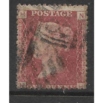GREAT BRITAIN 1853 -79 Q V 1d PENNY RED PLATE 103 LETTERED NH SG 44 FINE USED