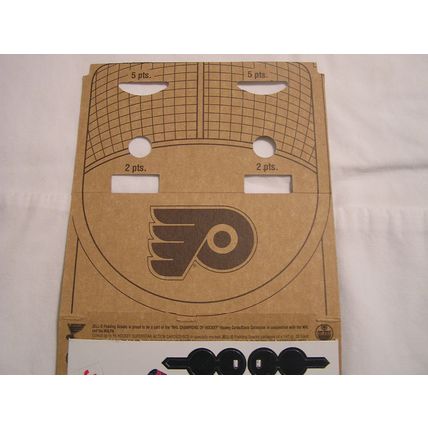 1993 Jello Philadelphia Flyers SHOOT AND WIN Eric Lindros Dominic Roussel