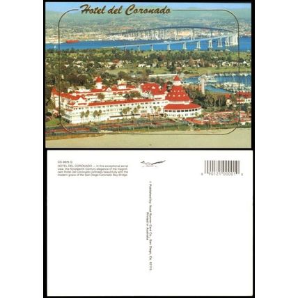 Postcard PC215 USA San Diego Hotel Del Coronado - Unused