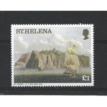 St Helena.SG330A £1 "St. Helena,1815" (G. Bellasis).Unmounted Mint.Mar24