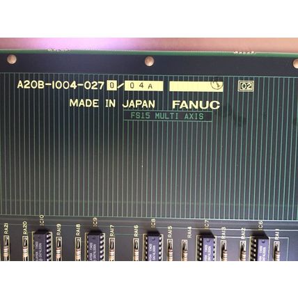 FANUC A02B-0116-B502,A20B-1004-0270/04A,SERIES  150-MA MOTHER BOARD,BS