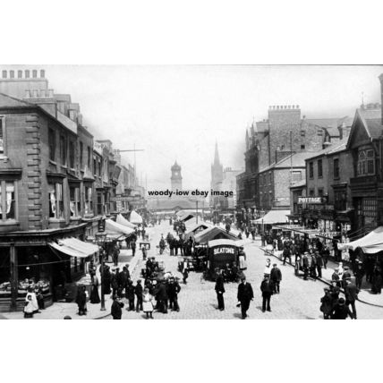 pt3064 - Middlesborough Market Hall and South Street , Yorkshire - print 6x4