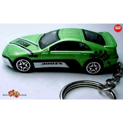 RARE KEYCHAIN GREEN NISSAN 300ZX CUSTOM Ltd Ed GREAT GIFT & DESK DISPLAY