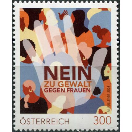 Austria. 2023. Stop Violence Against Women (MNH **) Stamp