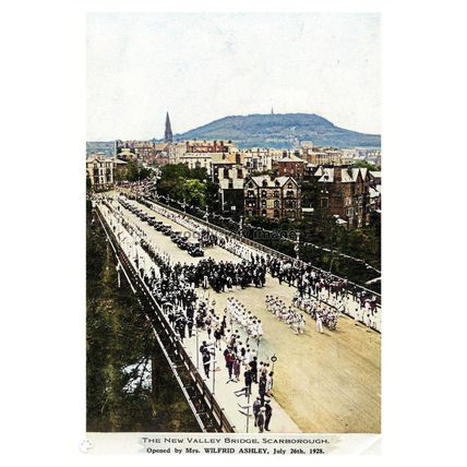 ptc3628 - Yorks - New Valley Bridge Opening Parade 1928, Scarborough - print 6x4