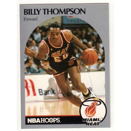 1990-91 Hoops Billy Thompson basketball card #171 - Heat