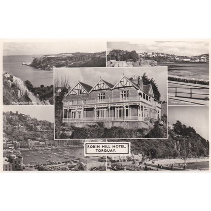 E593 TORQUAY . ROBIN HILL HOTEL. MULTI VIEW