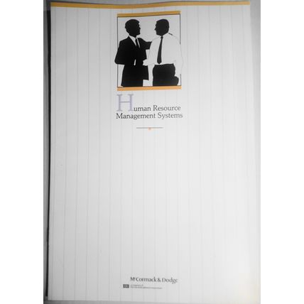 McCormack & Dodge Human Resource Management Systems software brochure, 1988
