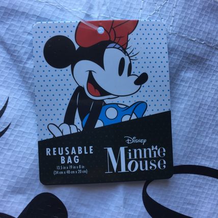 NEW Disney Mickey Mouse & Minnie Mouse Large Reusable 18x13 Tote Bags