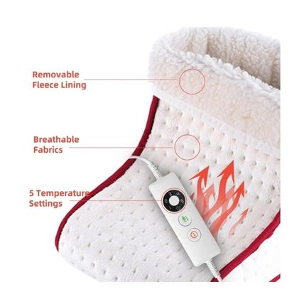 Electric Foot Warmer For Women Heated Foot Warmers 5 Temperature Setting New