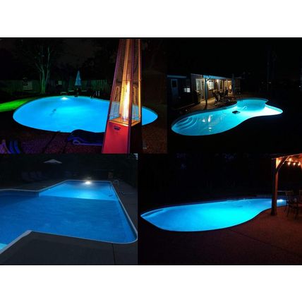 LED Pool Light Bulb 120V 60W 6000Lm High Bright White 6500K Pool Bulb Replacemen