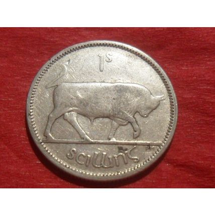 1928 Irish shilling.