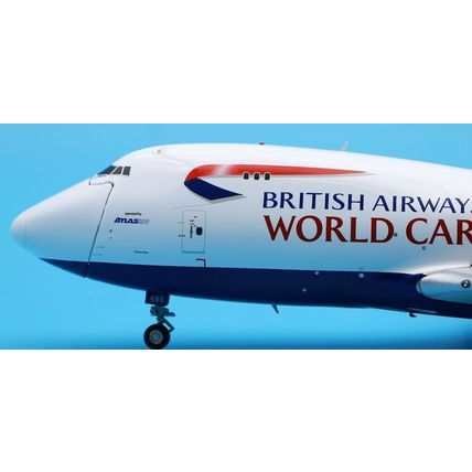 B747-400F(SCD) BRITISH AIRWAYS CARGO REG N495MC W/STAND - JC WINGS SA2008C 1/200