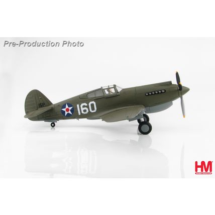 CURTISS P-40B WARHAWK USAAF 15TH PG 47TH PS WHITE 160- HOBBY MASTER HA9201 1/48