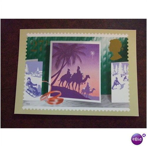 1988 GB Christmas PHQ 114 mint card set Nativity Star