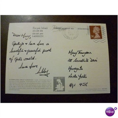 GB Elterwater and Great Langdale Cumbria 1999 colour postcard John Hinde Nagele