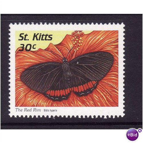 ST KITTS 1997 SG 503 30c The Red Rim Butterfly u/m mint