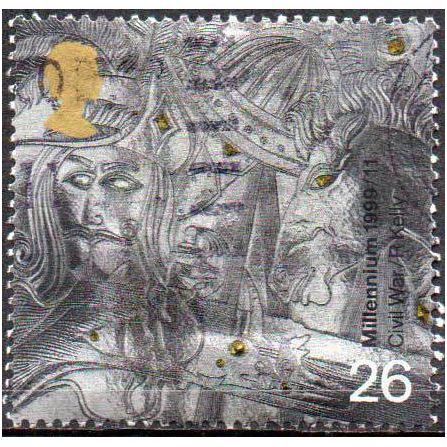 GB 1999 Soldiers Tale 26p English Civil War Used SG2112 Sc1876 millennium stamp