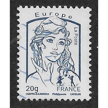 FRA 2013 'EUROPE 20g' 'MARIANNE DE FRANCE' FINE USED(EBID58-153)