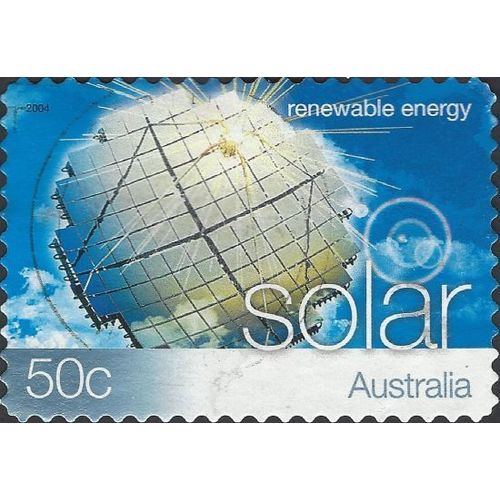 AUSTRALIA, Renewable Energy, Solar s/a, blue 2004, 50c, #3