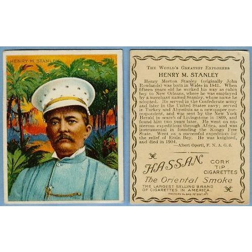 Tobacco Card ~ Company: American Tobacco Company Brand: Hassan Cork Tip Ci~18