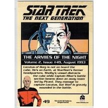 STAR TREK THE NEXT GENERATION ' COMIC ' card # 49 (2015)