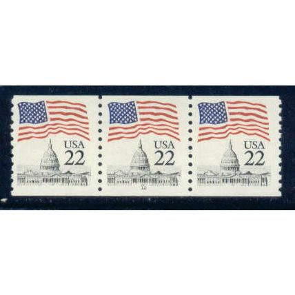 2115a 22c U.S. Flag Fine MNH PNC 12/3 W0310