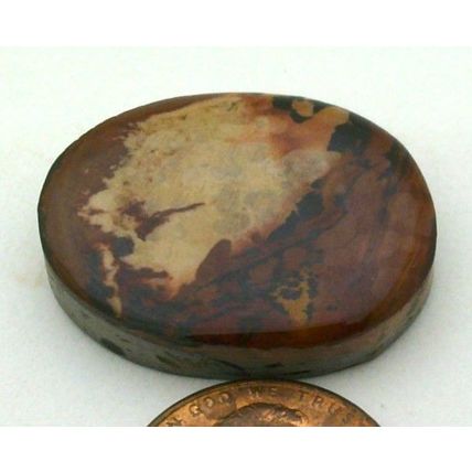 Indian Paint Stone Rhyolite Freeform Gemstone Cabochon 374