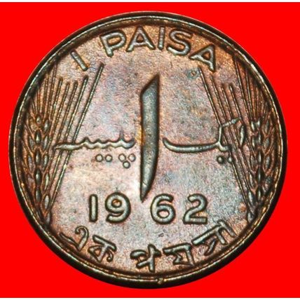 Ⰶ STAR & CRESCENT ERROR (1961-1963): PAKISTAN ★ 1 PICE 1962★LOW START★NO RESERVE