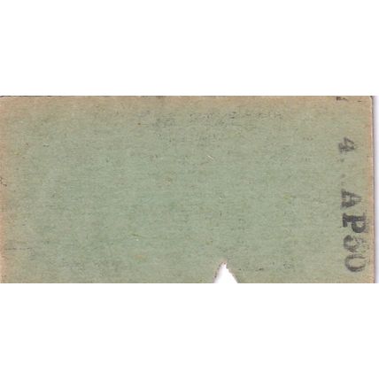 ABBEY WOOD - BELVEDERE 1950 Southern Railway Ticket SR 1262 Edmundson