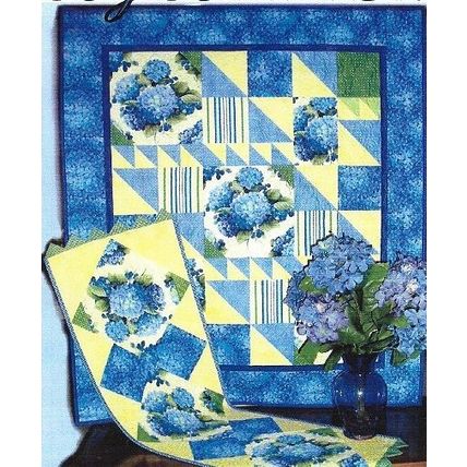 Sew Biz DW-07 Big Blossom Trio Baby/Wall, Bed, Runner Quilt Patterns ©2003