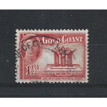 GoldCoast.SG137 1 1/2d Emblem of Joint Provincial Council.Fine Used.Jun25g
