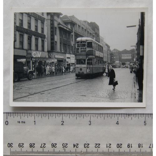Photo of Glasgow Tram no.1174, 3.9.1962 - street view