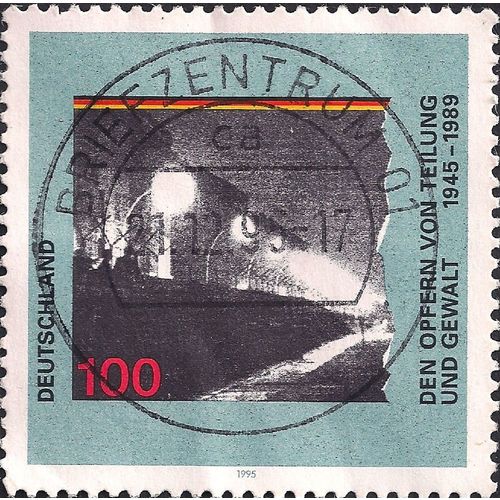 GERMANY, Sacrifice of Division and Violence 1945-1989, blue 1995, 100 Pfennig