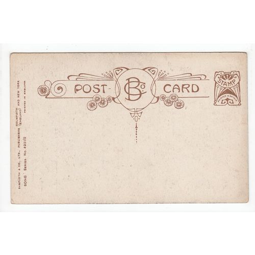 Skylark Bamforth Song Card Postcard 4931/2