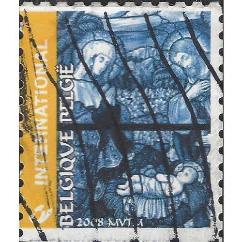 BELGIUM, CHRISTMAS, Nativity, blue 2008, International, #4