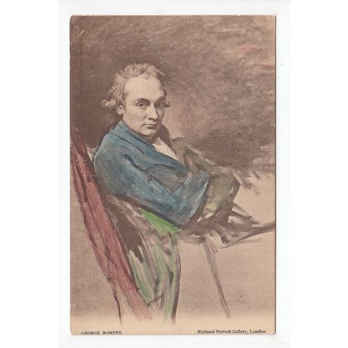George Romney Portrait Painter Art Postcard