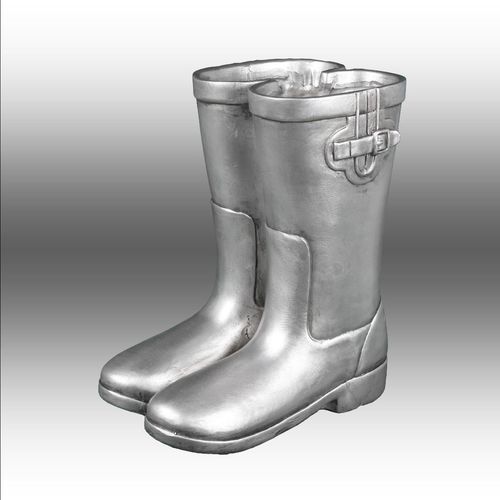 Gummistiefel Paar 28cm Schirmständer Pflanzgefäß